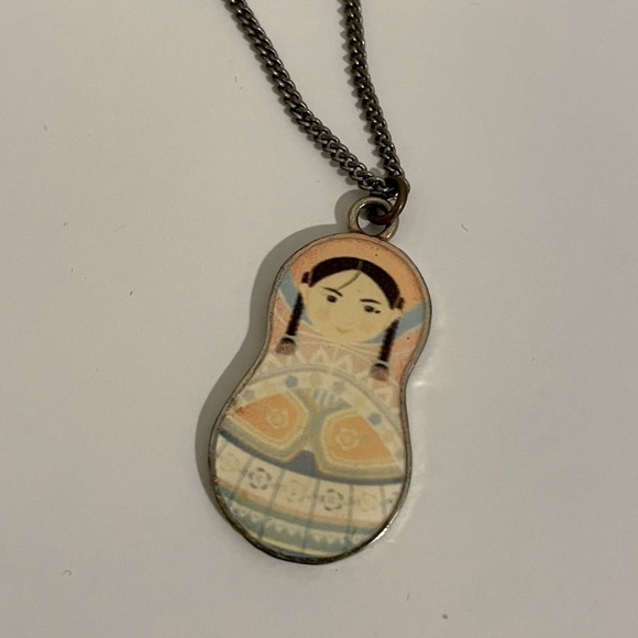 Russian Nesting Doll (Matryoshka) Necklace - Picture 2 of 2